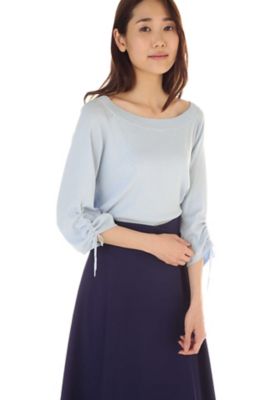＜ナチュラル ビューティー/NATURAL BEAUTY＞ シャーリングパフニット(0187270903) ブルー 【三越・伊勢丹/公式】