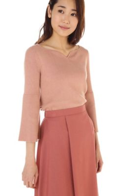 ＜ナチュラル ビューティー/NATURAL BEAUTY＞ フレアスリーブプルオーバー(0187270904) ピンク 【三越・伊勢丹/公式】