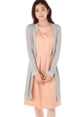 ＜ナチュラル ビューティー/NATURAL BEAUTY＞ NOELロングニットカーディガン(0187275601) グレー 【三越・伊勢丹/公式】