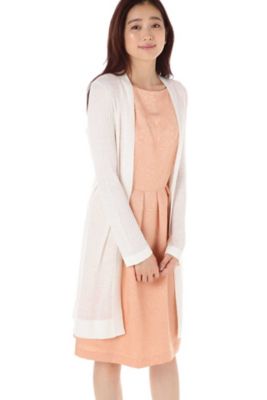 ＜ナチュラル ビューティー/NATURAL BEAUTY＞ NOELロングニットカーディガン(0187275601) ホワイト 【三越・伊勢丹/公式】