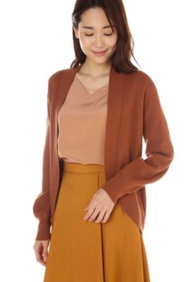 ＜ナチュラル ビューティー/NATURAL BEAUTY＞ 畦ニットカーデガン(0187275902) ベージュ 【三越・伊勢丹/公式】