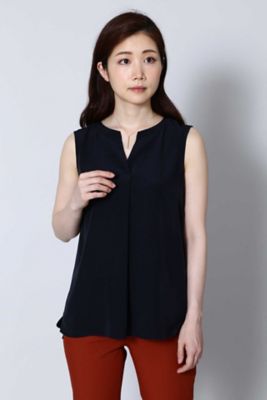 ＜BOSCH＞ パウダリーデシンブラウス(0217210709) ネービー 【三越・伊勢丹/公式】