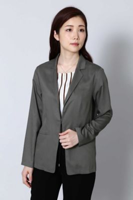 ＜BOSCH＞ レーヨンドライツイルジャケット(0217250810) カーキー 【三越・伊勢丹/公式】