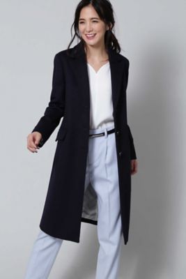 ＜BOSCH＞ ウールビーバーコート(0217252005) ネービー 【三越・伊勢丹/公式】