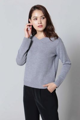 ＜BOSCH＞ キャッシュウールニット(0217270031) グレー 【三越・伊勢丹/公式】