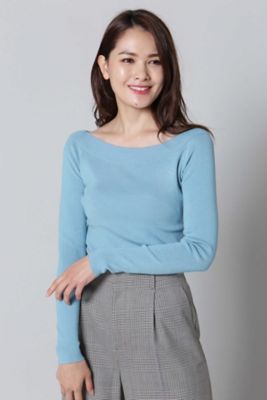 ＜BOSCH＞ ストレッチオールニードルニット(0217270904) ブルー 【三越・伊勢丹/公式】