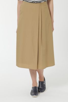 【SALE（三越）】＜HUMAN WOMAN＞ ハイカウントタイプライタースカート(0777120304) ベージュ 【三越・伊勢丹/公式】