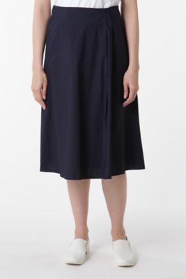 【SALE（三越）】＜HUMAN WOMAN＞ ハイカウントタイプライタースカート(0777120304) ネービー 【三越・伊勢丹/公式】