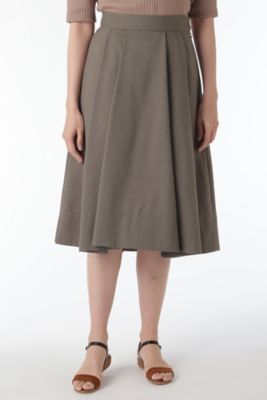 【SALE（三越）】＜HUMAN WOMAN＞ トロワッシャースカート(0777120308) カーキー 【三越・伊勢丹/公式】