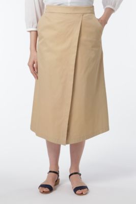 【SALE（三越）】＜HUMAN WOMAN＞ ピンポイントステッチスカート(0777120401) ベージュ 【三越・伊勢丹/公式】