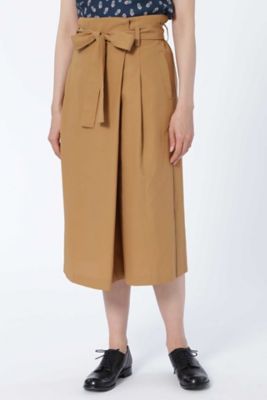 【SALE（三越）】＜HUMAN WOMAN＞ ハイツイストコットン スカート (0777120600) ベージュ 【三越・伊勢丹/公式】