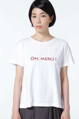 ＜HUMAN WOMAN＞ 30/-SZ天竺プリントTシャツ(0777160601) ホワイト 【三越・伊勢丹/公式】