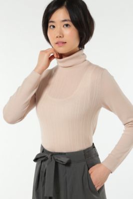 【SALE（三越）】＜HUMAN WOMAN＞ WOOL BASIC 3ニット(0777170002) ピンク 【三越・伊勢丹/公式】