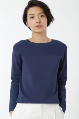 【SALE（三越）】＜HUMAN WOMAN＞ ハイゲージ編地コンビニット(0777170201) ネービー 【三越・伊勢丹/公式】