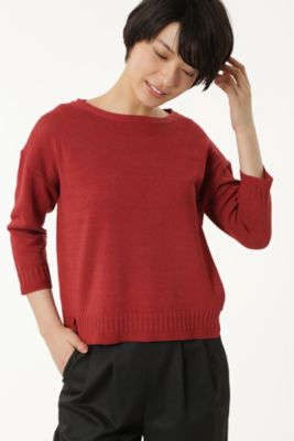 【SALE（三越）】＜HUMAN WOMAN＞ ミドルゲージギマニット(0777170402) レッド 【三越・伊勢丹/公式】