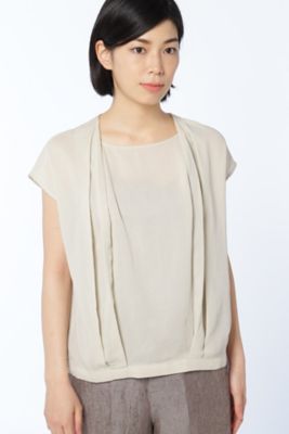 【SALE（三越）】＜HUMAN WOMAN＞ 80/2ハイツイストガスボイル(0777210605) ベージュ 【三越・伊勢丹/公式】