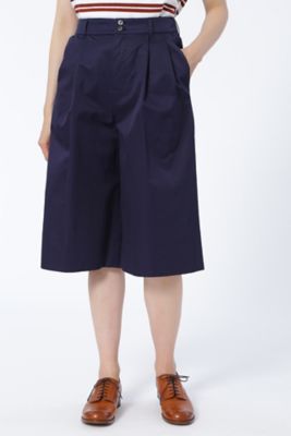 ＜HUMAN WOMAN＞ SP100/2コールドマーセパンツ(0777230603) ネービー 【三越・伊勢丹/公式】