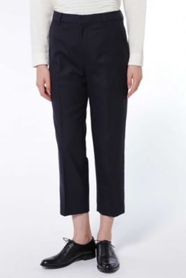 ＜HUMAN WOMAN＞ サキソニー パンツ(0777230910) ネービー 【三越・伊勢丹/公式】