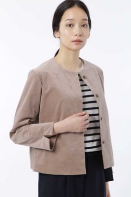 ＜HUMAN WOMAN＞ 別珍ブラウス(0777250001) ベージュ 【三越・伊勢丹/公式】