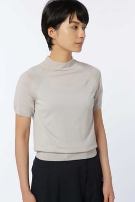 ＜HUMAN WOMAN＞ ボトル半袖プルオーバー(0777270902) ベージュ 【三越・伊勢丹/公式】