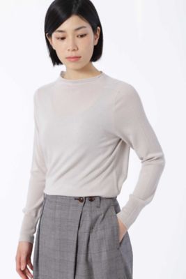 ＜HUMAN WOMAN＞ 長袖プルオーバー(0777270903) ベージュ 【三越・伊勢丹/公式】