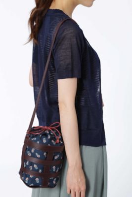 【SALE（三越）】＜HUMAN WOMAN＞ レザーかごバック(0777280002) レッド 【三越・伊勢丹/公式】