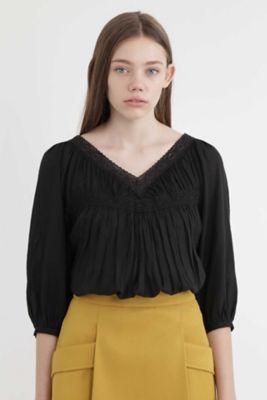 【SALE（三越）】＜ジル スチュアート/JILL STUART＞ ガーラトーションレースブラウス(0927210001) ブラック 【三越・伊勢丹/公式】