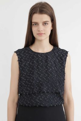 【SALE（三越）】＜ジル スチュアート/JILL STUART＞ スノーカットジャガードブラウス(0927210006) ネービー 【三越・伊勢丹/公式】