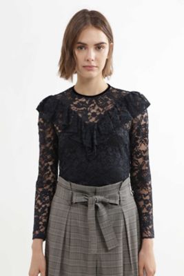＜ジル スチュアート/JILL STUART＞ リアナレースブラウス(0927210013) ネービー 【三越・伊勢丹/公式】