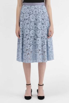 ＜ジル スチュアート/JILL STUART＞ レニーレーススカート(0927220004) ブルー 【三越・伊勢丹/公式】