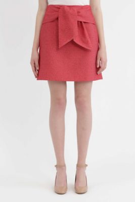 ＜ジル スチュアート/JILL STUART＞ ループツイルスカート(0927220010) レッド 【三越・伊勢丹/公式】