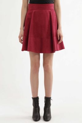 ＜ジル スチュアート/JILL STUART＞ モリーフレアミニスカート(0927220029) ワイン 【三越・伊勢丹/公式】