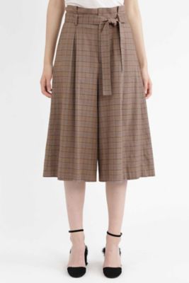 ＜ジル スチュアート/JILL STUART＞ サンサチェックパンツ(0927230007) ベージュ 【三越・伊勢丹/公式】