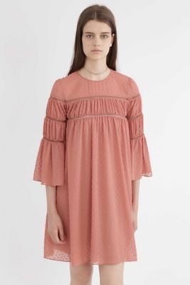＜ジル スチュアート/JILL STUART＞ エルザスノードットAラインワンピース(0927240017) オレンジ 【三越・伊勢丹/公式】
