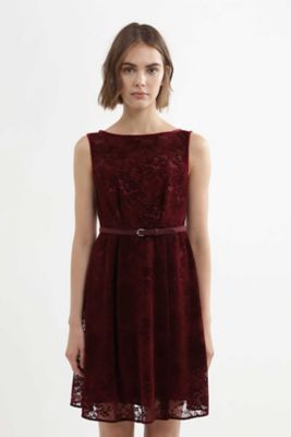 ＜ジル スチュアート/JILL STUART＞ フロッキーカミルレースワンピース(0927240040) ワイン 【三越・伊勢丹/公式】