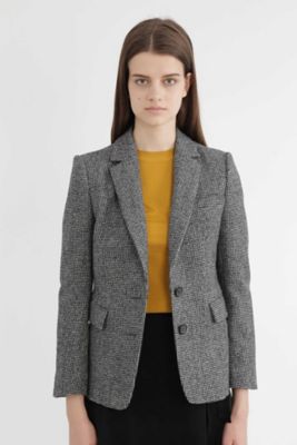 ＜ジル スチュアート/JILL STUART＞ ニコルチェックジャケット(0927250002) ブラック 【三越・伊勢丹/公式】