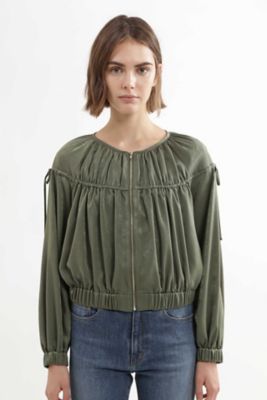 ＜ジル スチュアート/JILL STUART＞ ラーヴルノーカラーブルゾン(0927250004) カーキー 【三越・伊勢丹/公式】