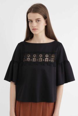 ＜ジル スチュアート/JILL STUART＞ ララギャザースリーブカットソー(0927260006) ネービー 【三越・伊勢丹/公式】