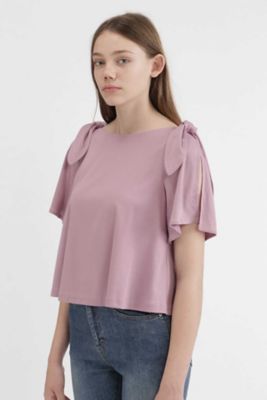 【SALE（三越）】＜ジル スチュアート/JILL STUART＞ リボンTトップス(0927260008) ピンク 【三越・伊勢丹/公式】