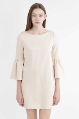 ＜ジル スチュアート/JILL STUART＞ オレーナ袖フレアワンピース(0927262002) ベージュ 【三越・伊勢丹/公式】