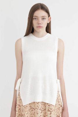 ＜ジル スチュアート/JILL STUART＞ エイミーニットベスト(0927270002) ホワイト 【三越・伊勢丹/公式】