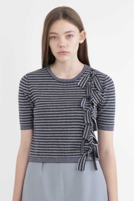 ＜ジル スチュアート/JILL STUART＞ ルイーズニット(0927270004) ブルー 【三越・伊勢丹/公式】