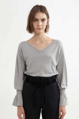 ＜ジル スチュアート/JILL STUART＞ アリアシャーリングニット(0927270013) グレー 【三越・伊勢丹/公式】