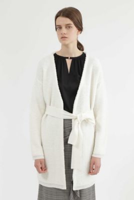 ＜ジル スチュアート/JILL STUART＞ ループニットロングカーディガン(0927270014) ホワイト 【三越・伊勢丹/公式】