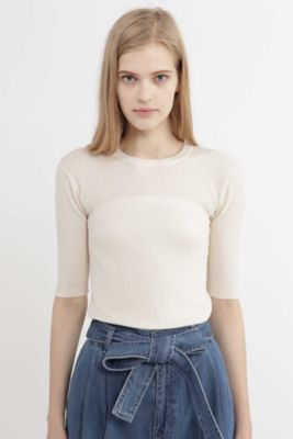 ＜ジル スチュアート/JILL STUART＞ 《JILL JEAN》コリーンニット(0927270038) ホワイト 【三越・伊勢丹/公式】