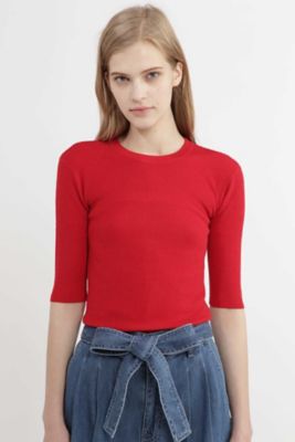 ＜ジル スチュアート/JILL STUART＞ 《JILL JEAN》コリーンニット(0927270038) レッド 【三越・伊勢丹/公式】