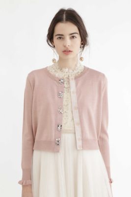 ＜ジル スチュアート/JILL STUART＞ デリアニットカーディガン(0927270058) ピンク 【三越・伊勢丹/公式】