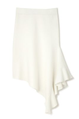 【SALE（三越）】＜ADORE＞ モダールストレッチアシメトリーヘムニットスカート(5317172302) ホワイト 【三越・伊勢丹/公式】