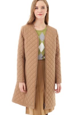 ＜アリスバーリー＞ 中綿ダイヤキルトコート(8127252070) チャイロ 【三越・伊勢丹/公式】