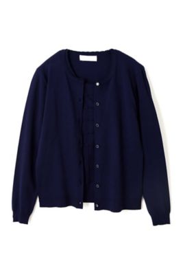 ＜アリスバーリー＞ チェックツインニット(8127255055) ネービーブルー 【三越・伊勢丹/公式】